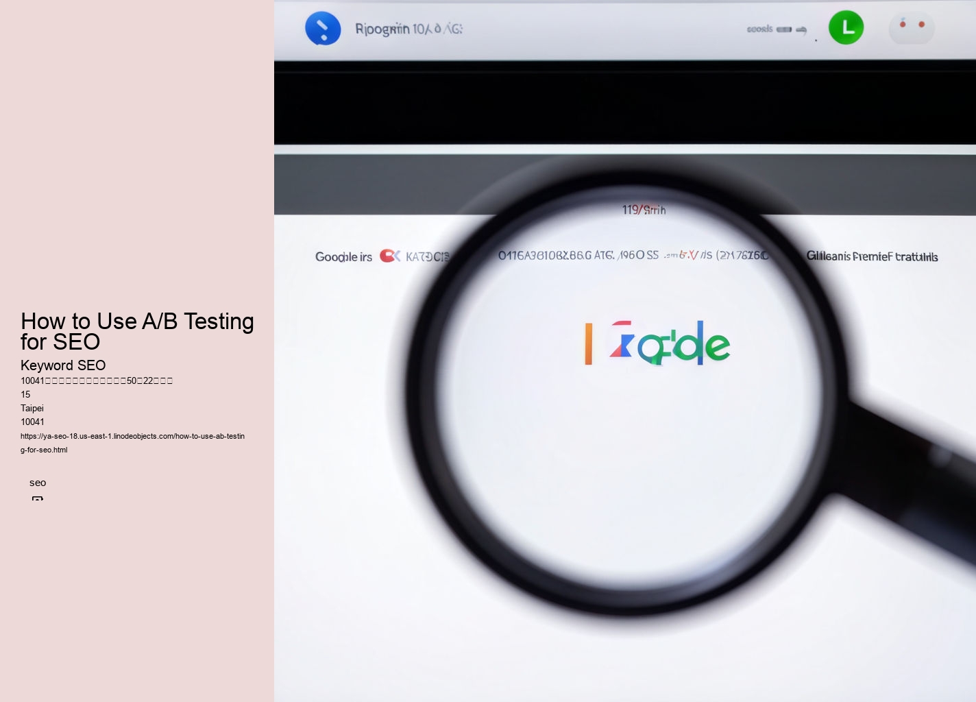 How to Use A/B Testing for SEO